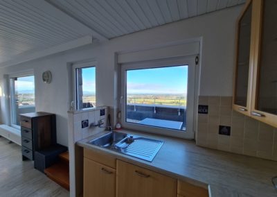 Küche mit Aussicht