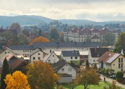 Aussicht auf das Tettnanger Schloß